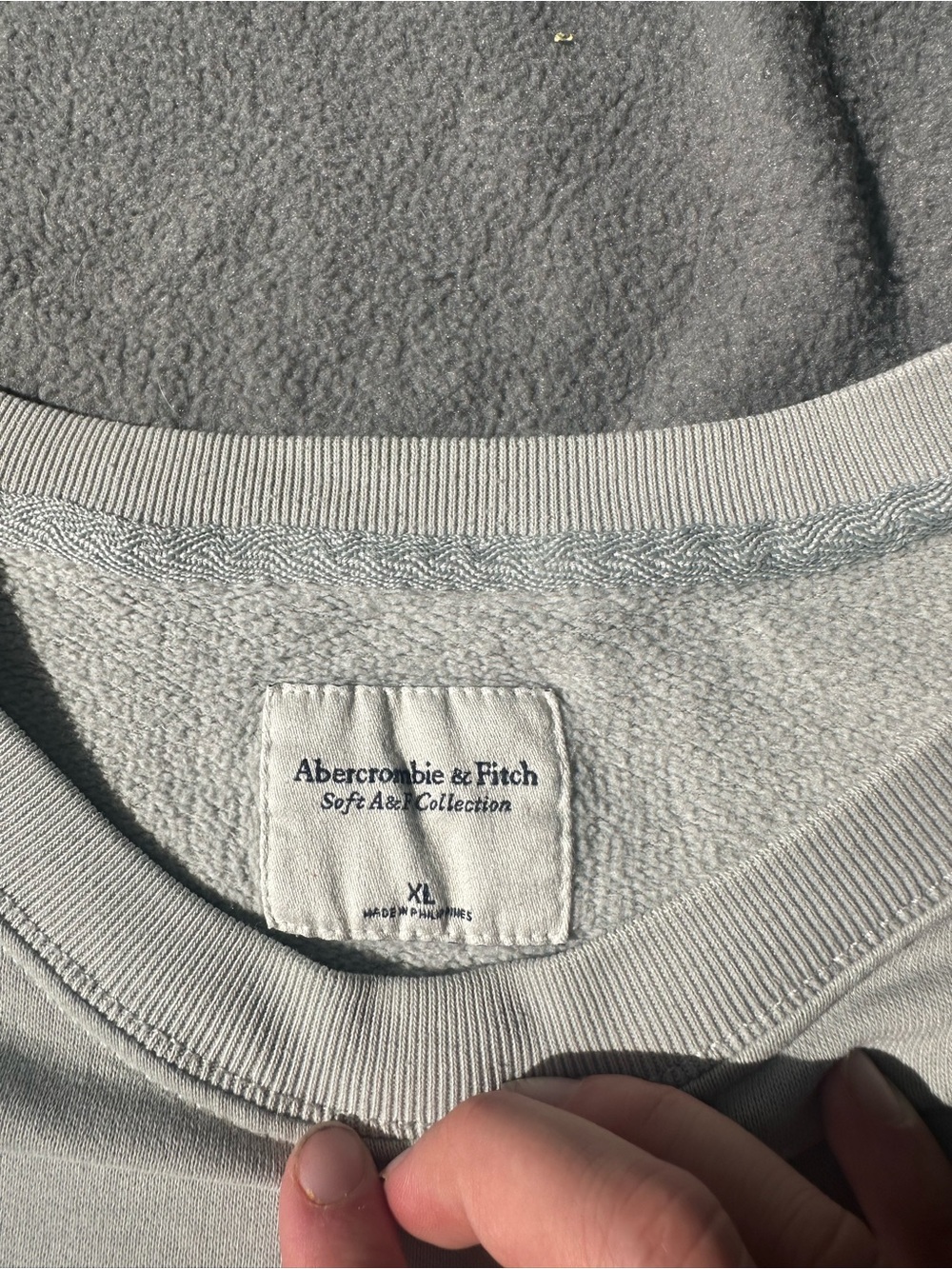 Abercrombie & Fitch Woman’s Crewneck Sweater - Light Gray